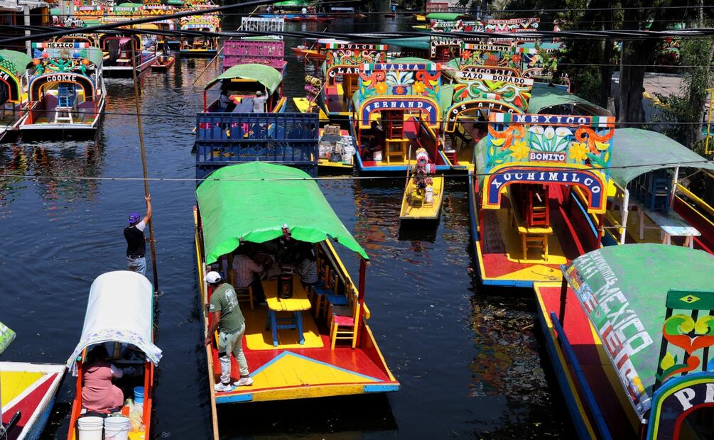 Ciudad de México 13 marzo 2025 Aspectos del embarcadero nuevo en Nativitas en la alcaldía de xochimilco. Foto: Fernanda Rojas/ El universal