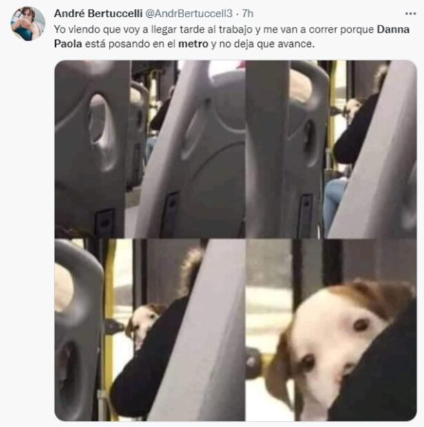 Danna Paola se sube al metro de la CDMX y así reaccionan en redes
