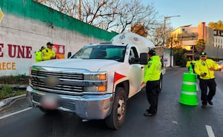 SSC realiza operativo de revisión a vehículos de transporte de materiales peligrosos en alcaldía Álvaro Obregón; levantan 6 infracciones