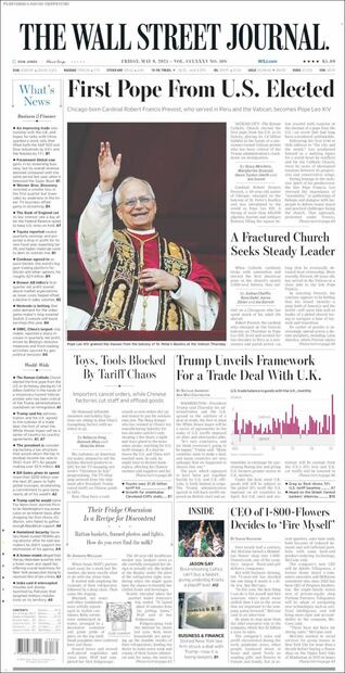 Portada del The Wall Street Journal