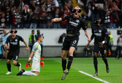 El épico trolleo del Eintracht Frankfurt al Benfica