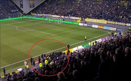 Suspenden el partido Vitesse vs Feyenoord por violencia; Santiago Giménez estaba en la cancha 