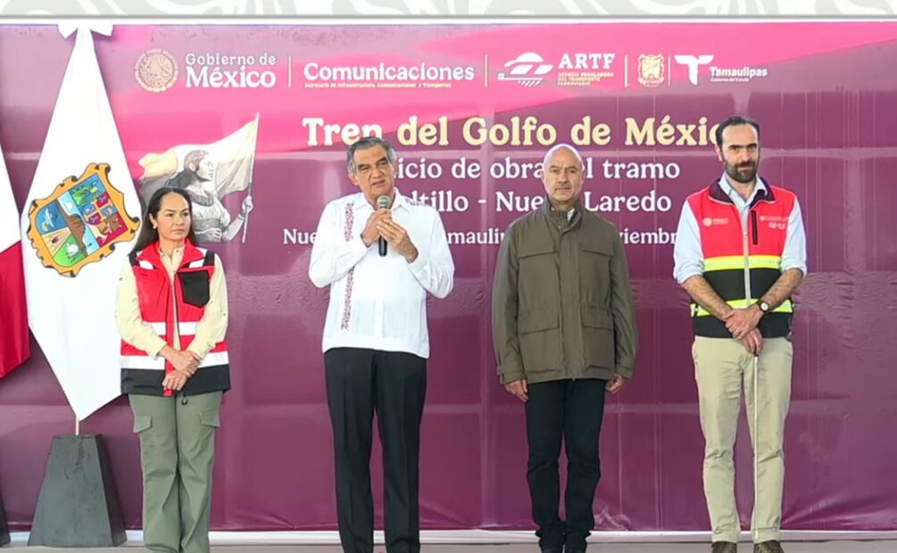 Inicia nuevo frente del Tren México–Saltillo este Día del Ferrocarrilero (07/11/2025). Foto: Captura de pantalla