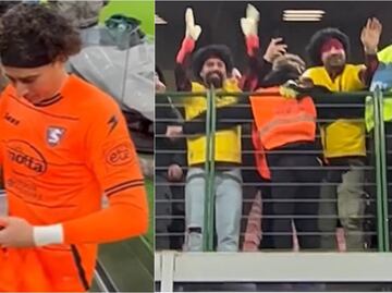 VIDEO: Guillermo Ochoa obsequia calzoncillos a un aficionado del Salernitana