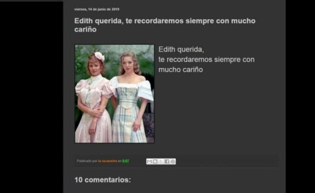 Ana Colchero reaparece y manda mensaje a Edith González