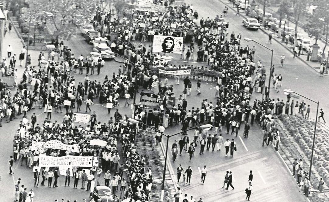 Movimiento estudiantil de 1968. Foto: ESPECIAL