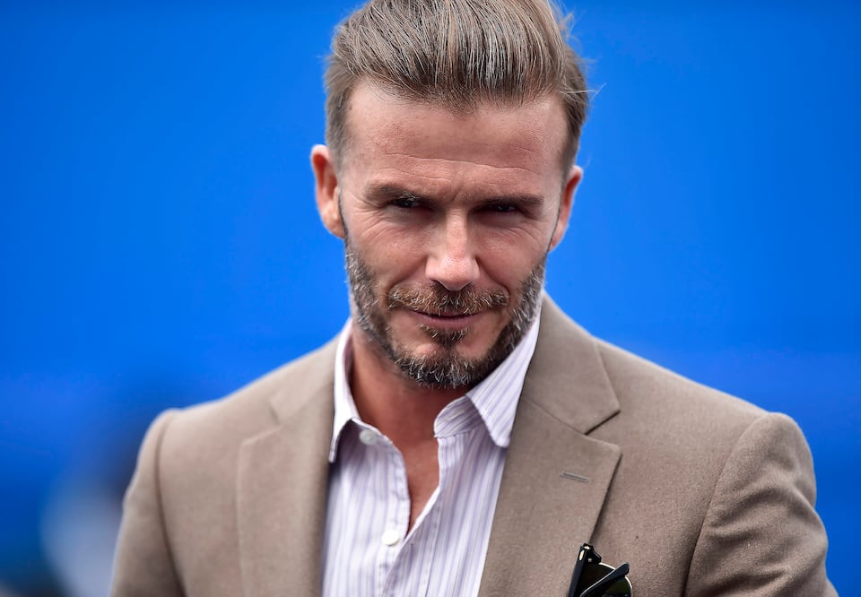  David Beckham, exjugador de la selección inglesa de fútbol y del Real Madrid (EFE)