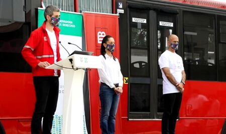Anuncia Sheinbaum línea de Metrobús en Circuito Interior