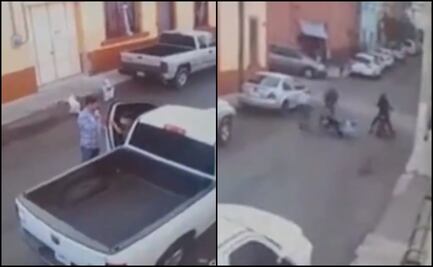 VIDEO: Captan momento en que hombre muere tras enfrentar a asaltantes en Jalisco