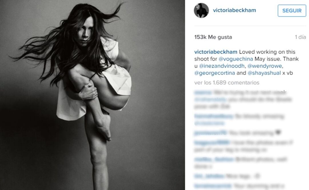 Foto: Tomada del Instagram de Victoria Beckham