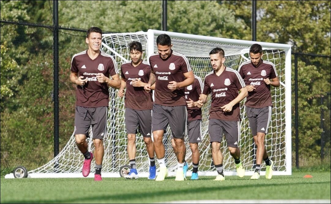 Entrenamiento Selección Mexicana. Twitter: @miseleccionmx