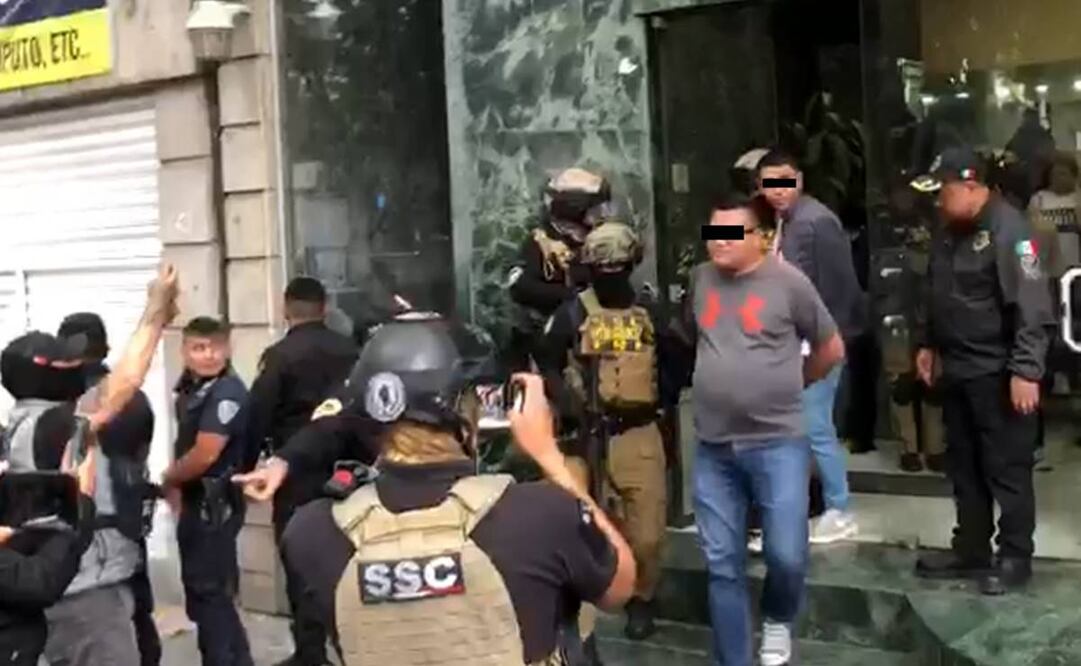 Detenidos. Foto: Captura de pantalla tomada de video