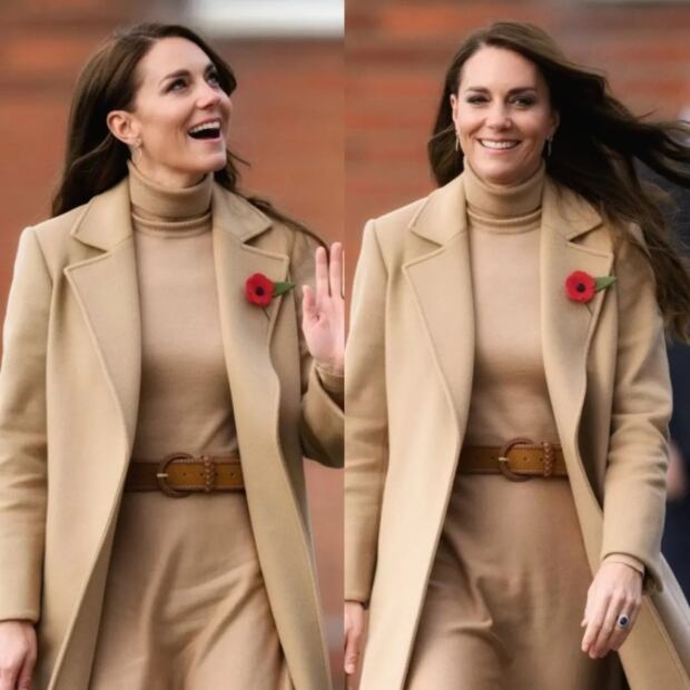 Kate Middleton se llevó todas las miradas con su elegante abrigo ideal para el invierno