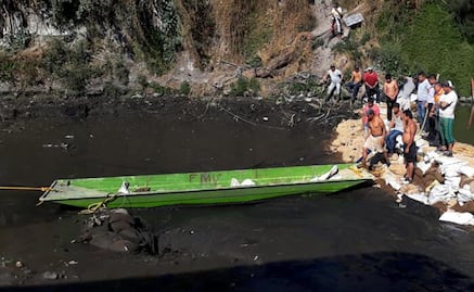 Video. Grieta "devora" canal de Xochimilco 