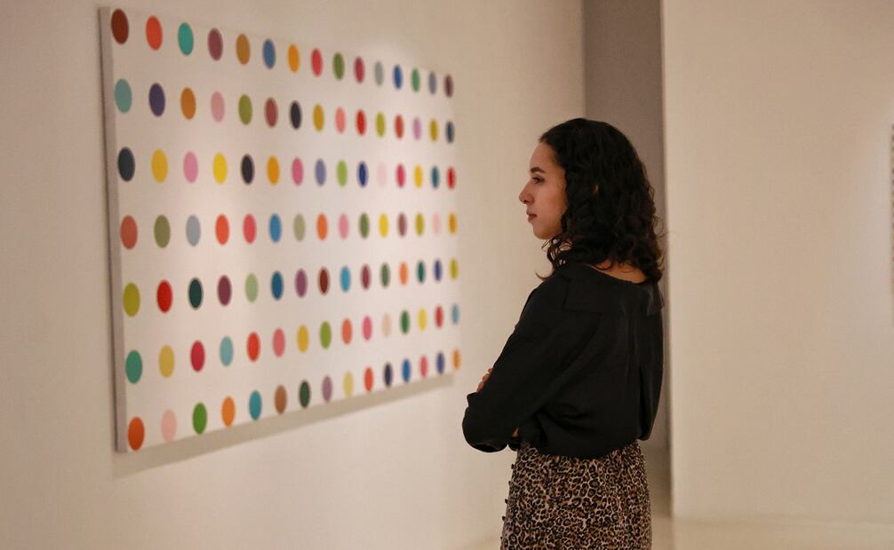 Inauguración de la obra galería de Damien Hirts, "A Hundred Years" en la Galería Hilario Galguera ubicada en la Calle Francisco Pimentel número 3 en la colonia San Rafael. Foto: Fernanda Rojas/ El Universal.