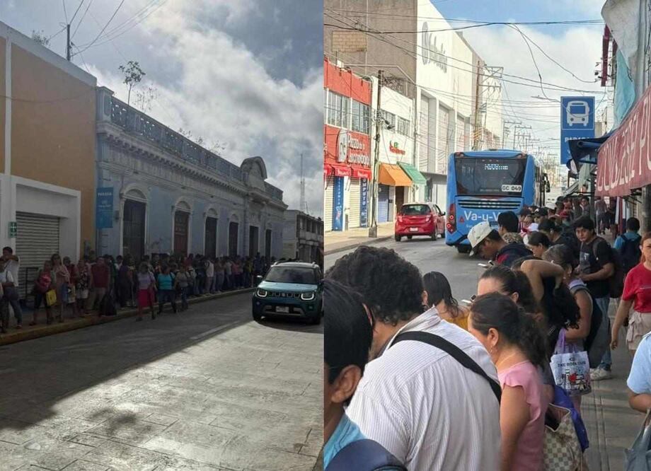 Protesta de transportistas afecta rutas de transporte público en Mérida; servicio opera con el 71% de unidades.
Foto: Especial.