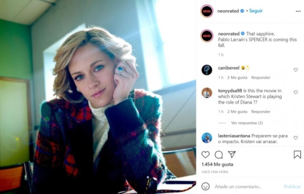 La increíble caracterización de Kristen Stewart como Lady Di