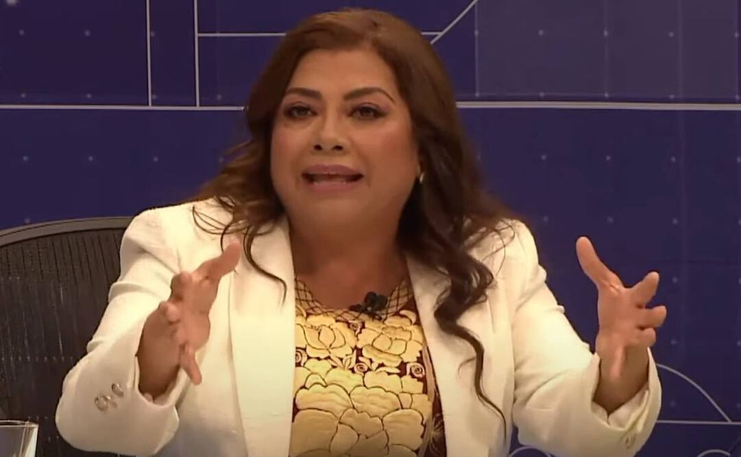 Clara Brugada en primer debate por la Jefatura de la CDMX/ Captura de pantalla