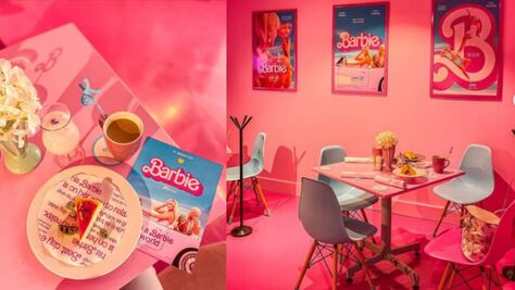 Acércate al mundo de Barbie y come en su cafetería pop up