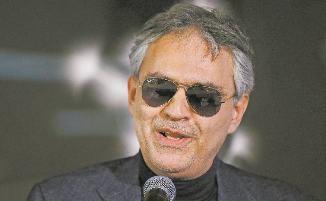 Andrea Bocelli. Foto: Archivo