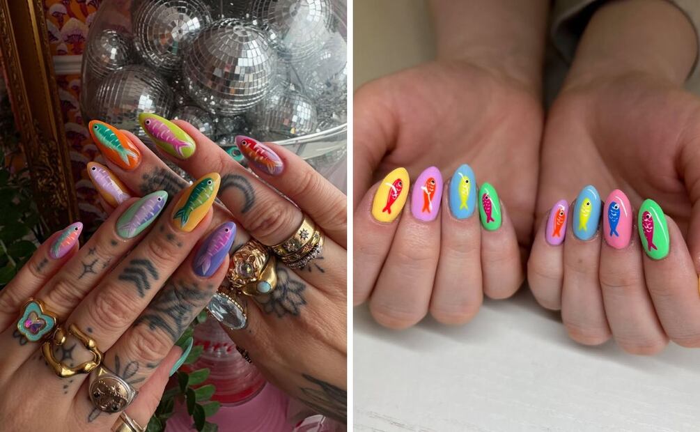 El verano es la temporada de las uñas coloridas. Foto: Especial. Instagram @kimnailsspa @nailed.it.with.katy