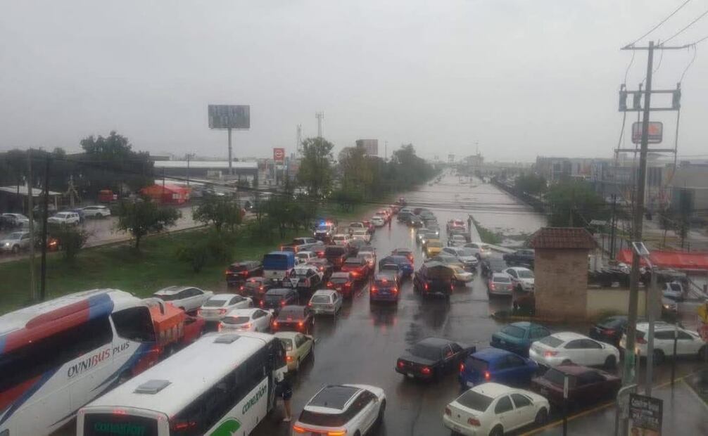 Lluvias ocasionan inundaciones y cierre de carreteras en Hidalgo (15/06/2025). Foto: Especial