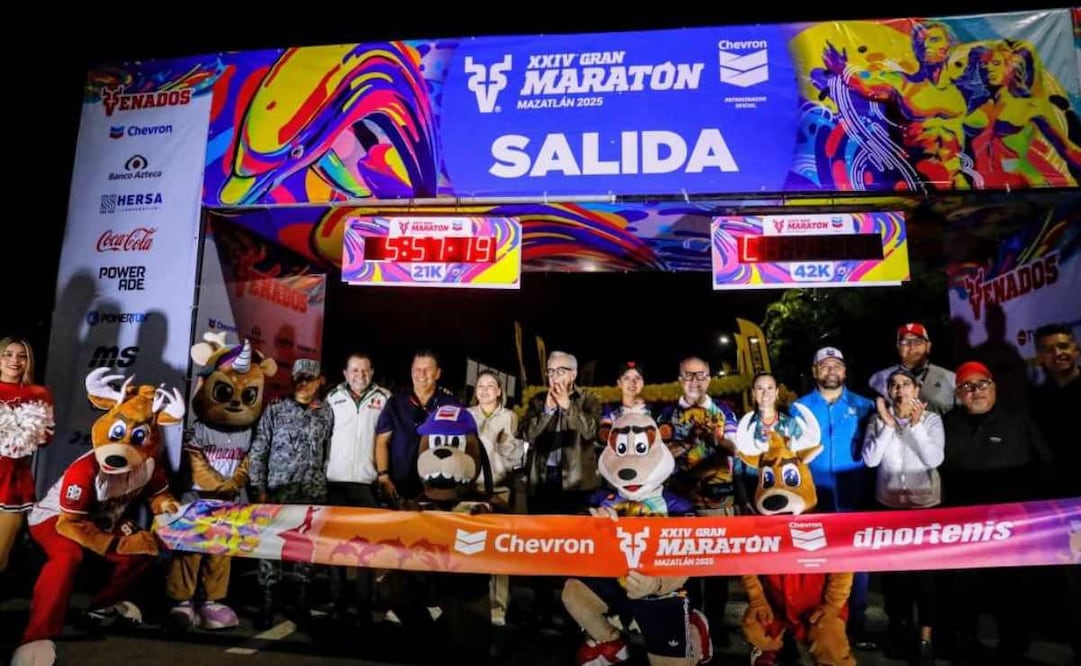 XXIV Maratón Internacional en Mazatlán, Sinaloa, Foto: Especial