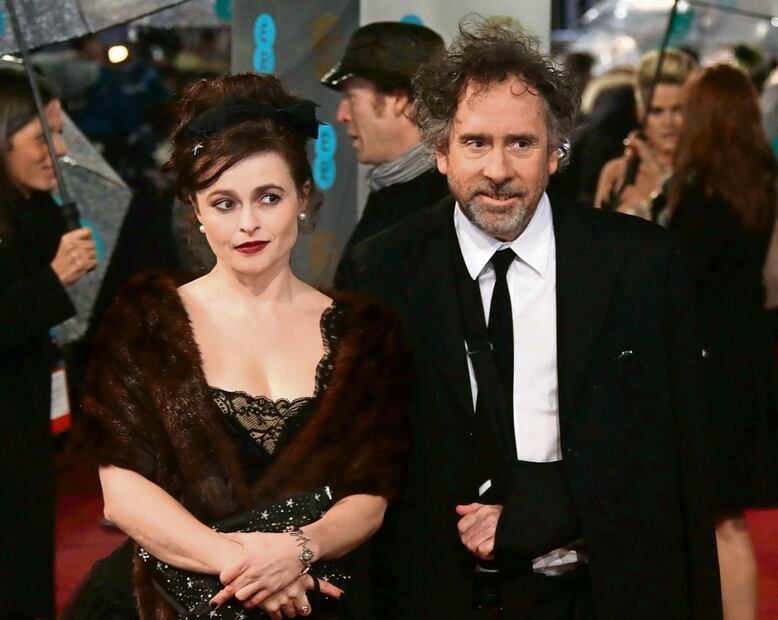 Helena Bonham y Tim Burton.