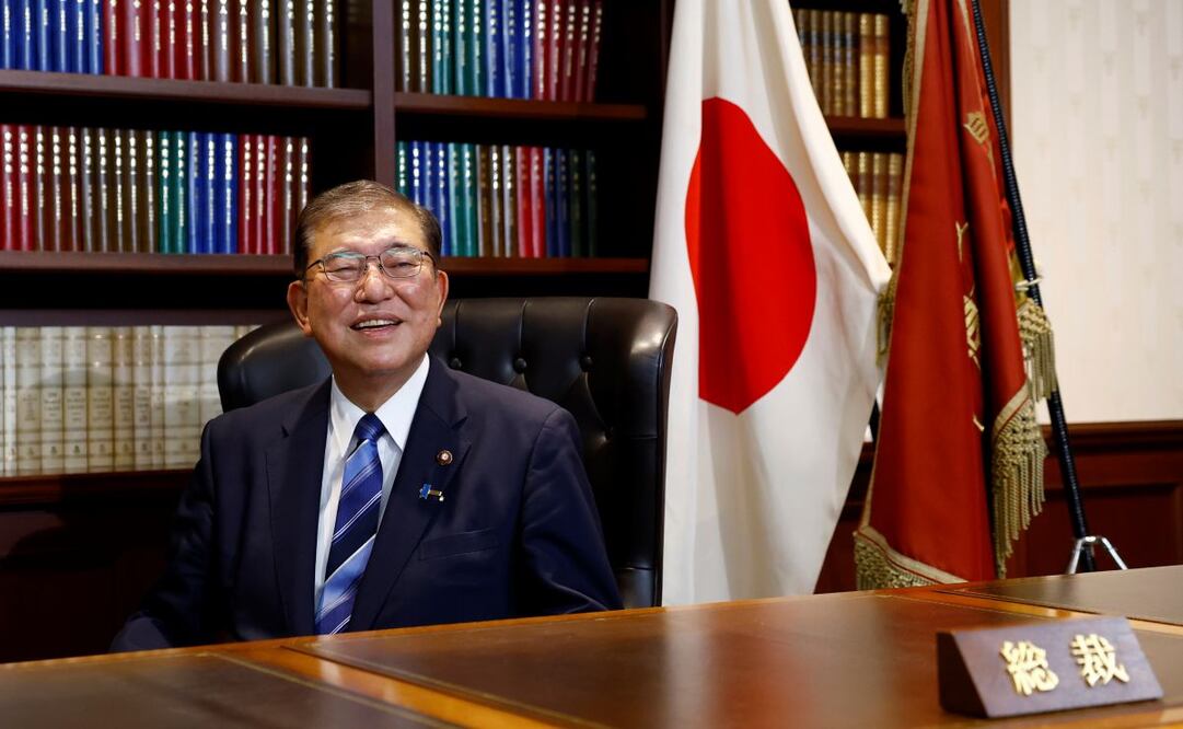 Shigeru Ishiba, el recién elegido líder del partido gobernante de Japón, el Partido Liberal Democrático (PLD), se presenta en la oficina del líder del partido después de las elecciones de liderazgo del PLD, en Tokio, Japón, 27 de septiembre de 2024. Ishiba ganó las elecciones de liderazgo del Partido Liberal Democrático (PLD) el 27 de septiembre y se espera que se convierta en el próximo primer ministro debido a la mayoría del PLD. en la Dieta Nacional. Foto: EFE