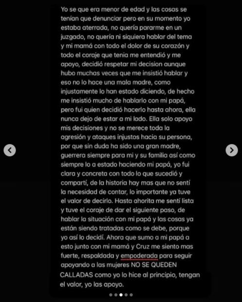Alicia Villarreal es "atacada" en redes sociales; sale su hija a defenderla 
