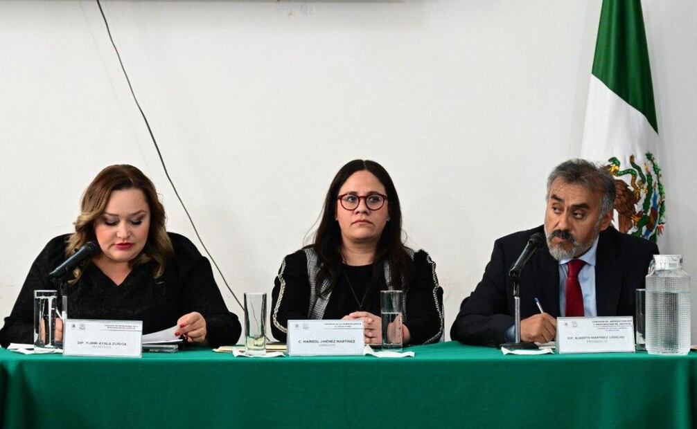 Comisión de Justicia del Congreso entrevista a aspirantes a la Fiscalía Especializada para la Atención de Delitos Electorales, 17 de febrero de 2025. Foto: Especial
