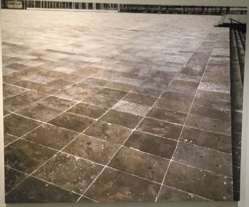 Plaza de las Tres Culturas (2018), óleo sobre tela. Foto: ESPECIAL