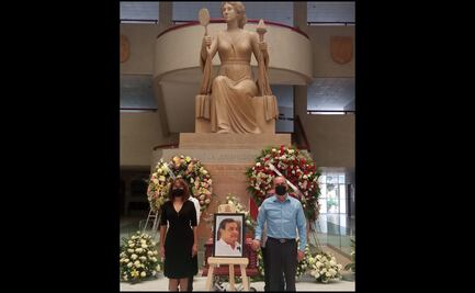 Realizan homenaje póstumo a Juan Trinidad, titular del poder Judicial de Chiapas