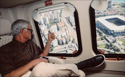 José Mourinho llegó a Estambul para firmar su contrato como nuevo DT del Fenerbahçe