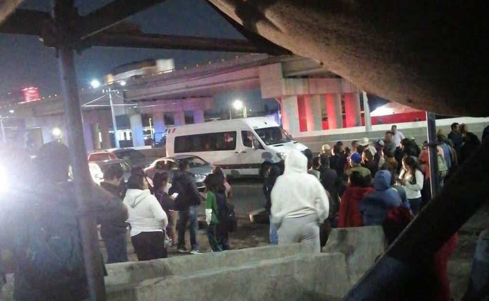 Residentes de Ixtapaluca, Edomex, bloquean autopista México-Puebla (26/03/2025). Foto: Especial