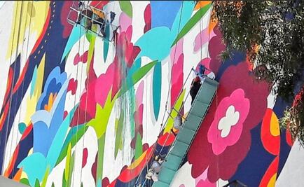 Se rompe andamio en edificio de Reforma; laboran para rescatar a trabajadores