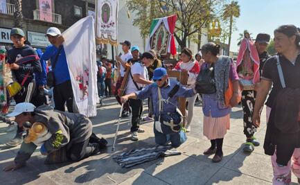“No importa qué tanto me cueste llegar, lo tengo que hacer”; de rodillas y con cirugías, adulto mayor arriba a Basílica de Guadalupe
