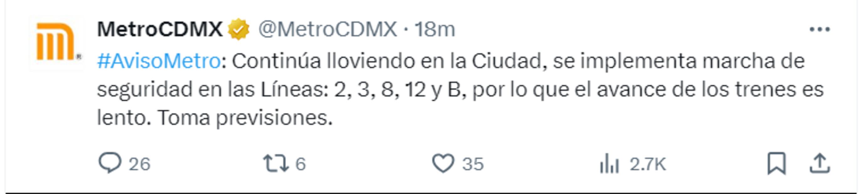 Marcha de seguridad en el Metro CDMX. Foto: Especial