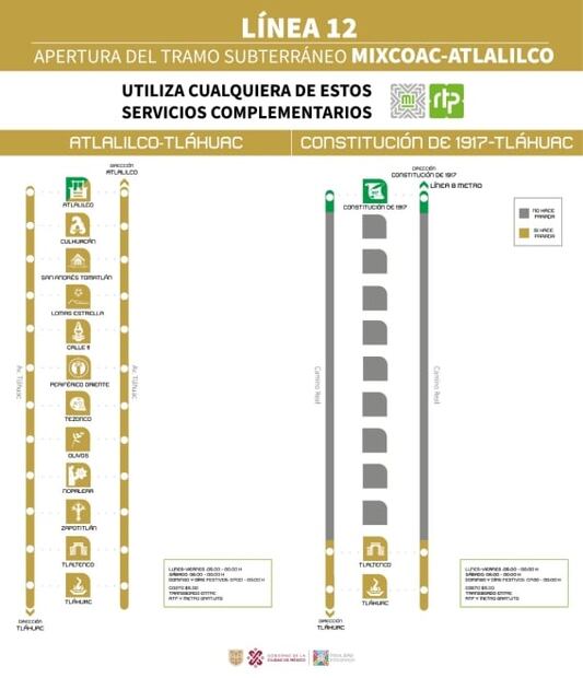 Línea 12 del Metro: todo lo que necesitas saber de la reapertura