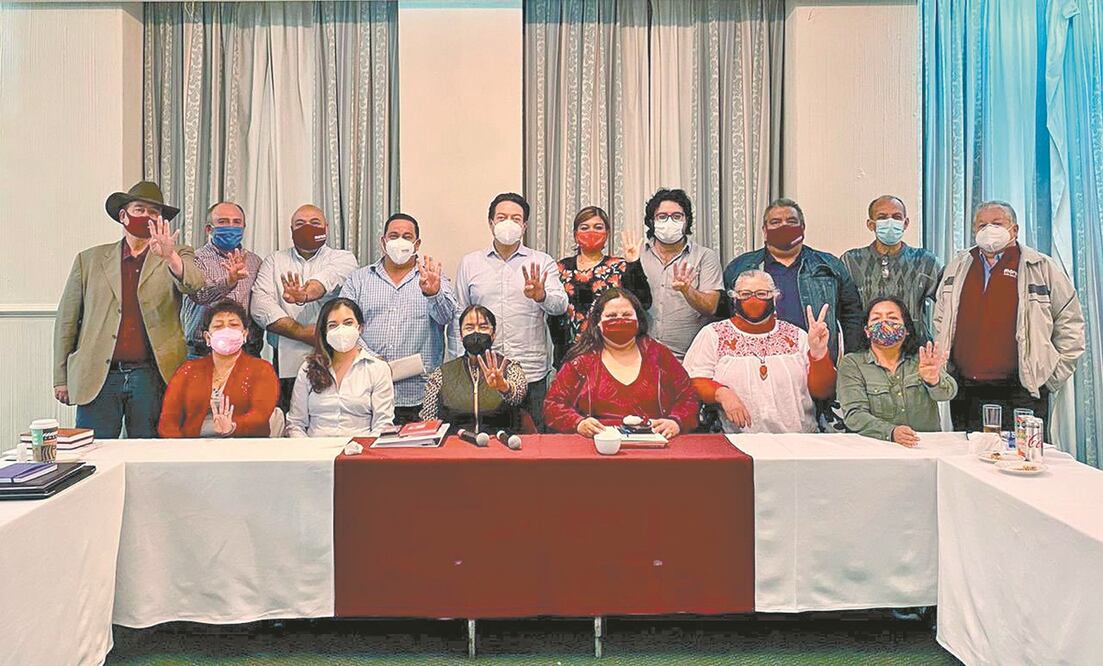 El CEN de Morena se reunió el pasado viernes, donde Mario Delgado adelantó que ya conversaba con el Verde y el PT. Foto: Tomada de Twitter