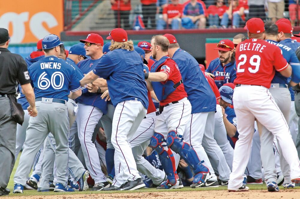 Tras la trifulca entre Blue Rays y Rangers, se esperan represalias  (LM OTERO. AP)