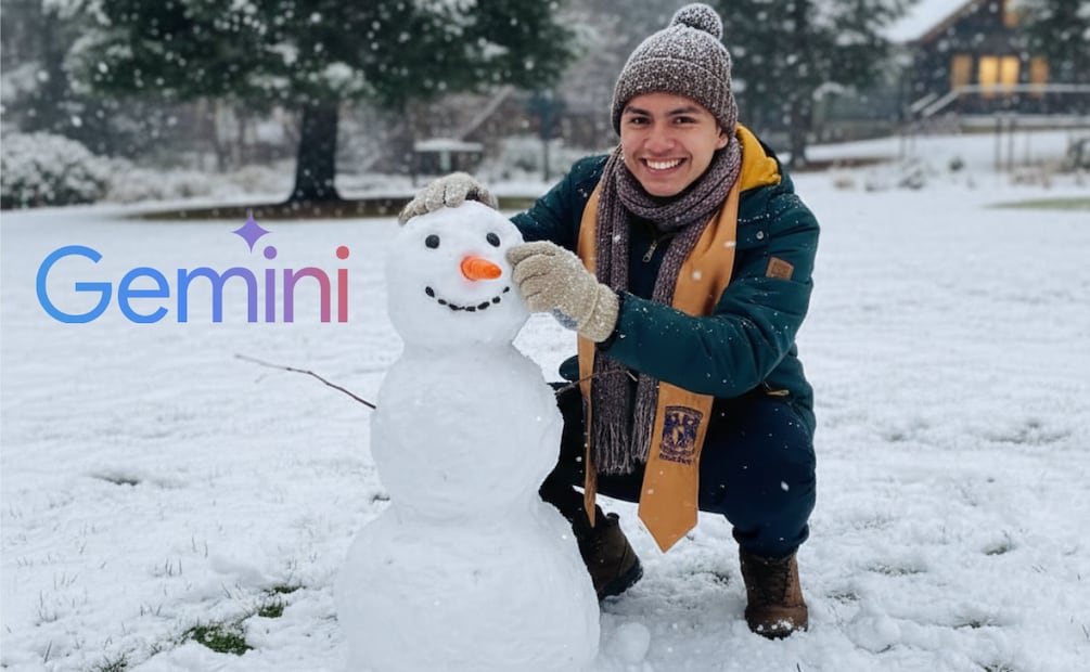 Personaliza tus fotos navideñas con todos los prompts que quieras. Foto: Especial