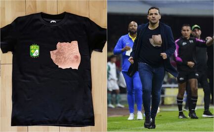 Crean playera "rota" inspirada en Nicolás Larcamón, tras pelea con Fernando Ortiz