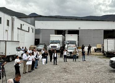 Dan banderazo de salida a traslado de boletas y material electoral a los 43 municipios de Tamaulipas; serán 19 rutas de distribución