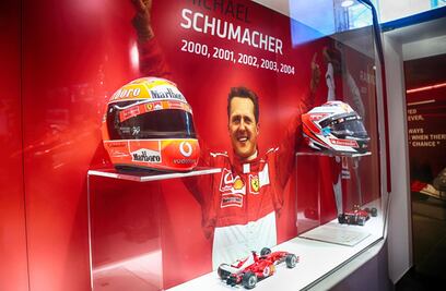 Inauguran en Museo Ferrari exposición sobre Michael Schumacher
