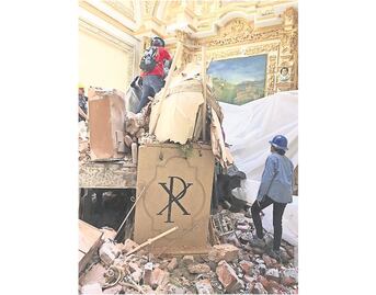 Santiago, el santo que el sismo del 19-S destrozó