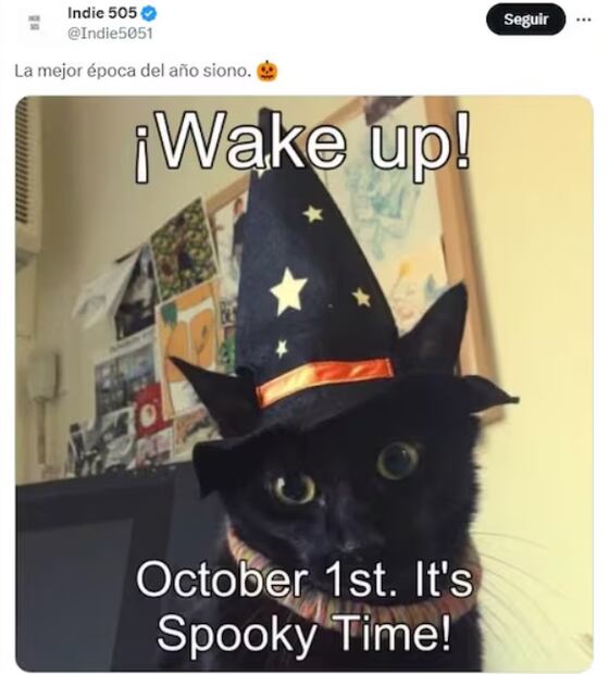Los mejores memes para dar la bienvenida a octubre 2025. Fuente: X