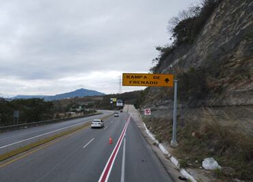 Ya no cobrarán el uso de rampas de emergencia en carreteras