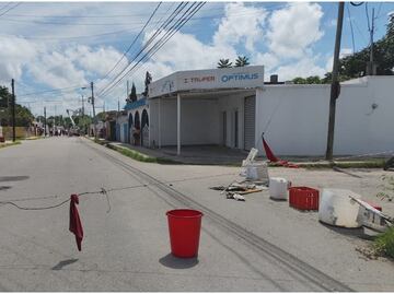 Una vez más, habitantes de Mérida realizan bloqueos por falta de electricidad