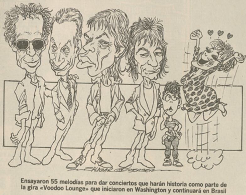 90 pesos costaba un boleto para ver a los Rolling Stones cuando vinieron por primera vez a México